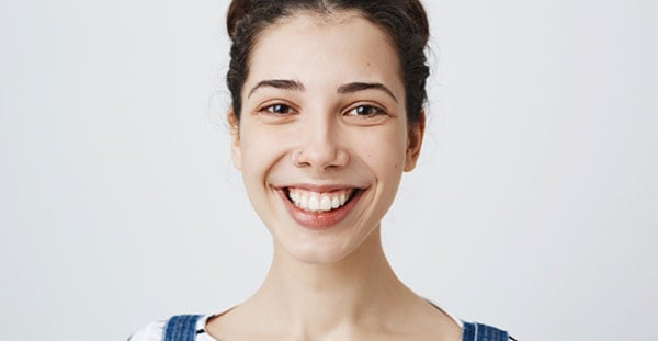 Young woman smiling
