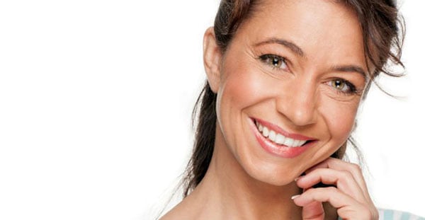 Older woman smiling