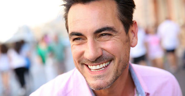 Man smiling
