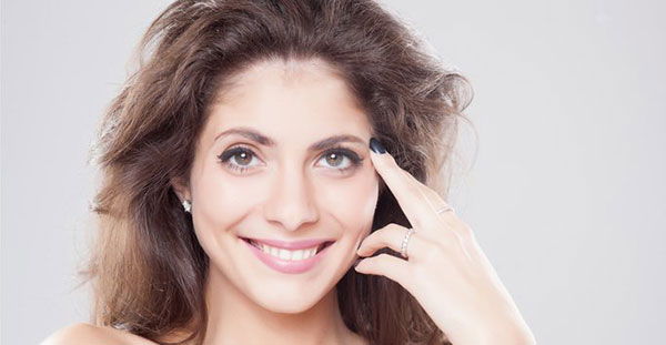 Woman smiling