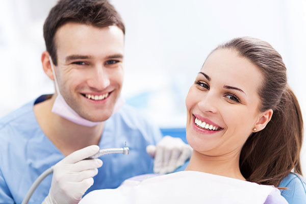 Dental patient receiving treatment