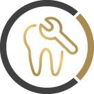Tooth with Wrench Icon